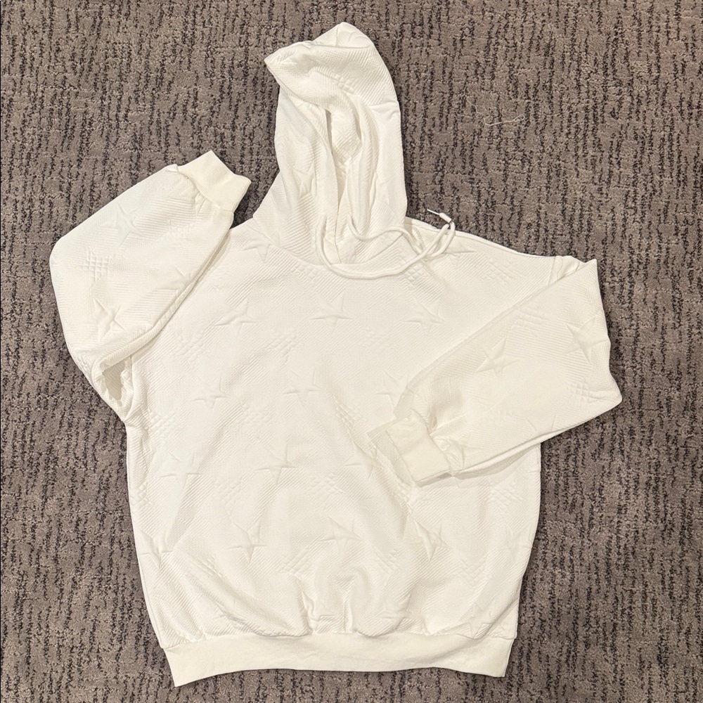 Brand new white stat  hoodie unisex